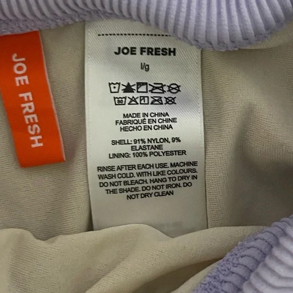 Joe Fresh Lilac Ribbed Bikini Set - Picture 2 of 2